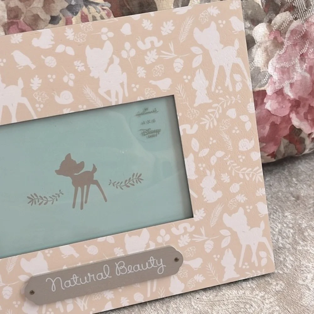 Brand New Hallmark Disney Baby “Natural Beauty” Bambi Picture Frame 4”x6” Photo